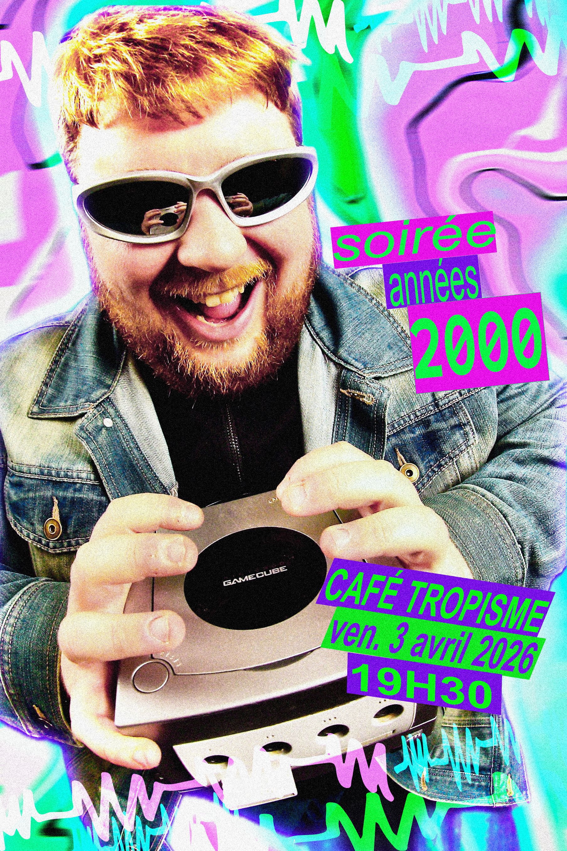 Affiche de la prochaine soirée Salut Salut Internet au Café Tropisme