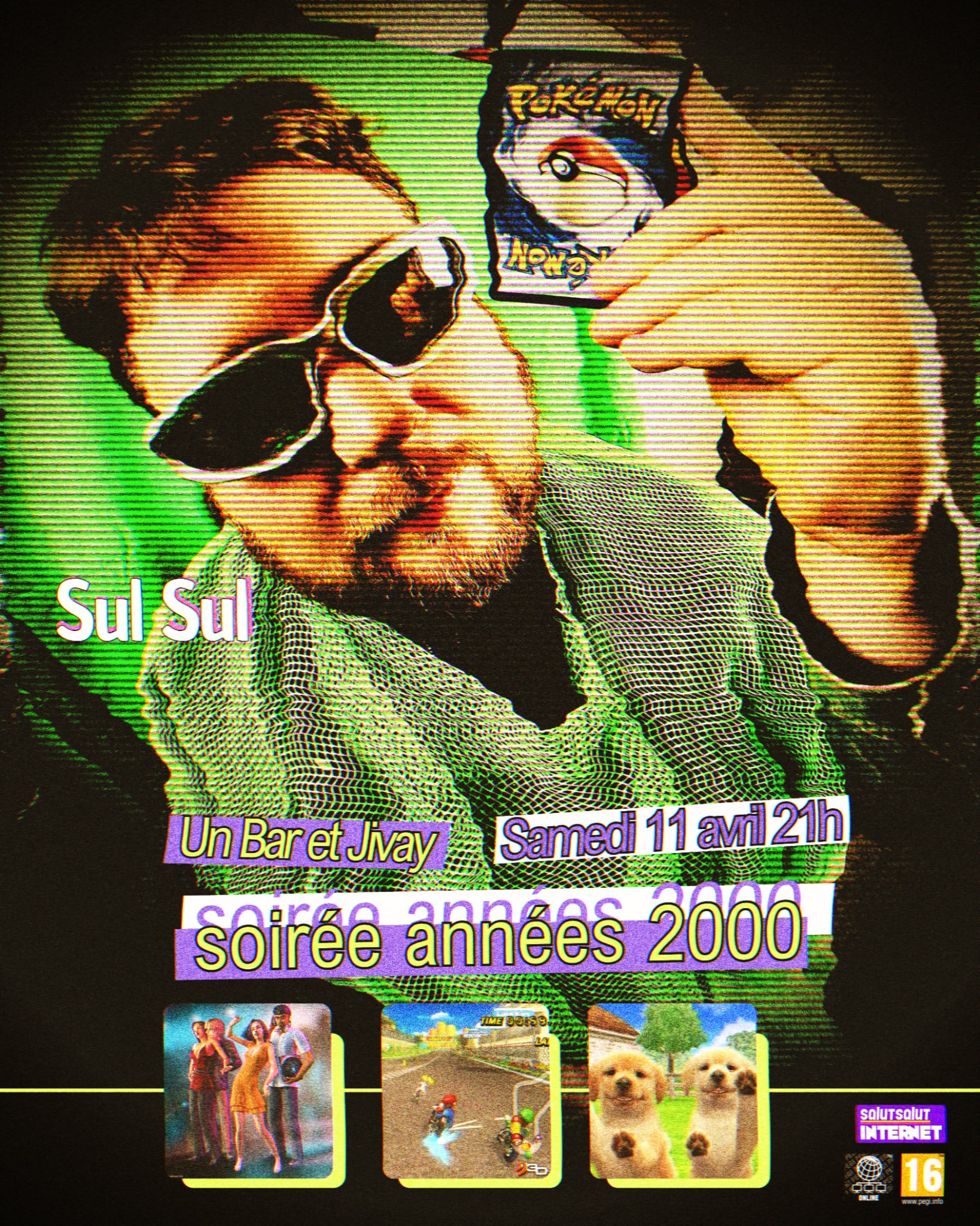 Soirée années 2000 — Un bar et jivay, samedi 11 avril 21h — Salut Salut Internet